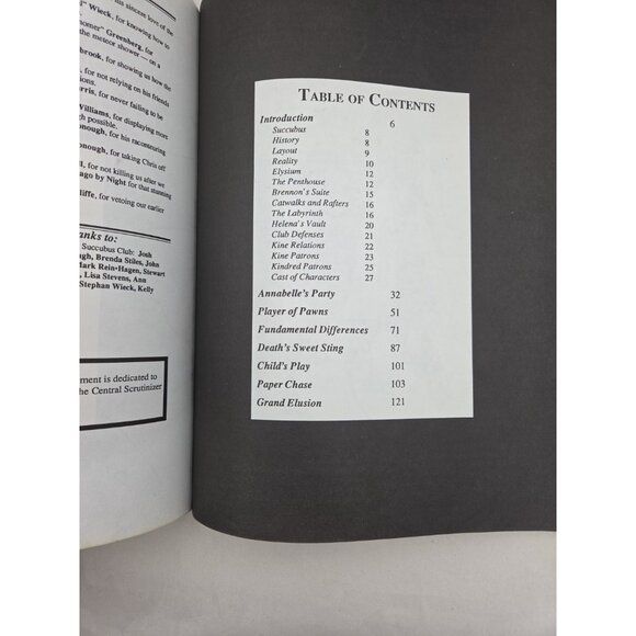 Succubus Club Of Life Devoured White Wolf WW2104 Softcover - Picture 8 of 14